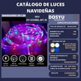 thumbnail image 5 of Manguera Navideña decorativa DOSYU LUZ led MULTICOLOR 20 metros, 5 of 5