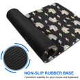 thumbnail image 6 of Long Mouse Pads for Desk,Black Cartoon Unicorn Lightning Pattern Desk Mats on Top Of Desks, Desk Mouse Pad Extra Large with 3mm Non-Slip Base and Stitched Edge for Gaming,Office,Work,Home 31.5"x11.8", 6 of 6