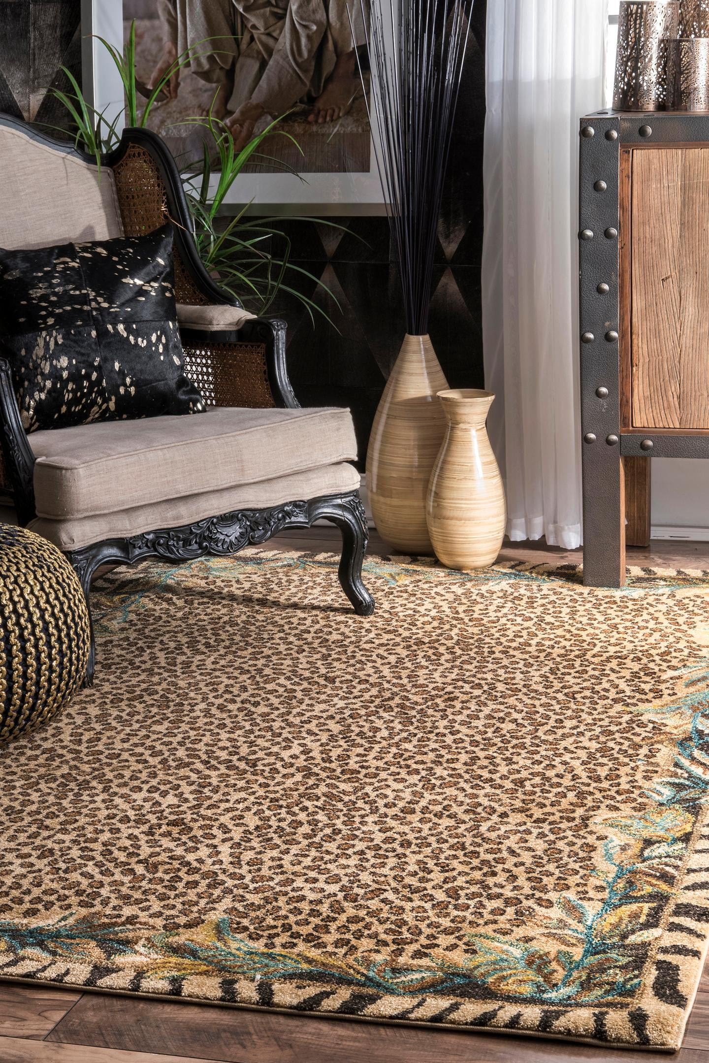 nuLOOM Contemporary Leopard Skin Darcey Area Rug