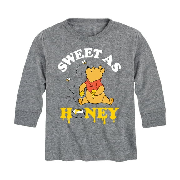 Winnie the Pooh - Enjoying Honey - Sweet as Honey - Toddler And Youth Long Sleeve Graphic T-Shirt