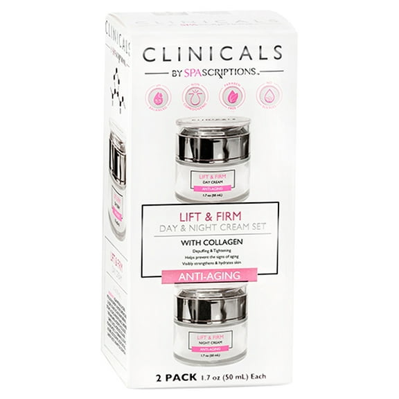 Clinicals Lift & Firm Anti-Aging Day and Night Cream Set