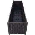 thumbnail image 4 of Deep Raised Garden Bed Plastic Planter Boxes for Vegetables Flowers Herbs and Succulents,Self-Watering Planter Box Raised Bed to Grow Flowers, Herbs & Vegetables, 63" L X 15.7" D X 14.7" H, 4 of 10