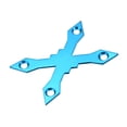 thumbnail image 3 of Unique Bargains Joint de Planche à Roulettes Protecteur de Pont Longboard Anti-Fuite Matériel Bleu Forme x, 3 of 5