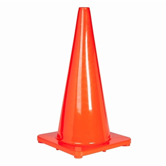 TruForceâ„¢ Traffic Cone, 28", 4.5 lb, Dayglow Orange, 1/Each
