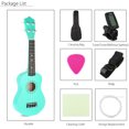 thumbnail image 2 of 21 Inch Beginner's Basswood Soprano Ukulele Kit with Carrying Bag + Tuner + Pick Adult Kids Study Musical Instrument Hobby, 2 of 9
