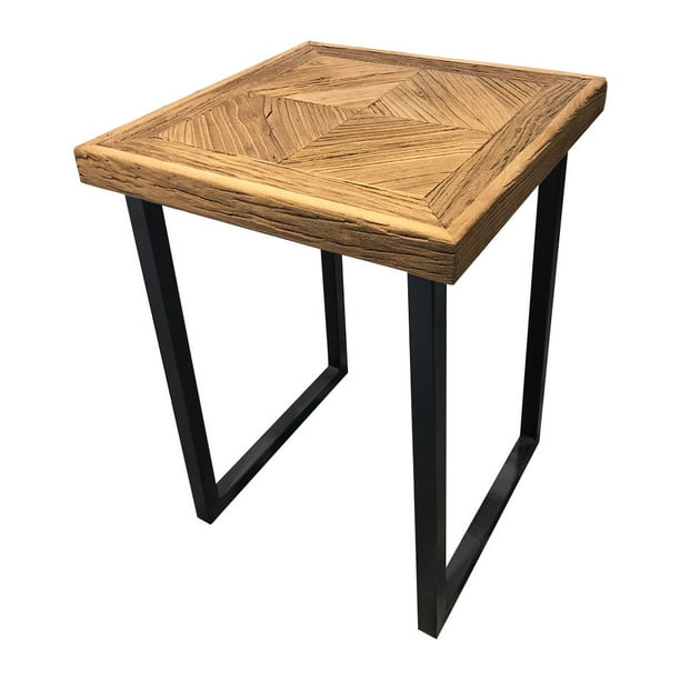 Brongsleet Coffee Table Home Office Side Desk Metal Legs Wooden Indoor Furniture For Living Room Bedroom Walmart Com Walmart Com