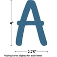 thumbnail image 2 of Teacher Created Resources Slate Blue 4" Modern Classic Letters Combo Pack, 257 Per Pack, 2 Packs, 2 of 2