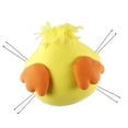 thumbnail image 1 of Trasero de pollito para adorno de corona de corona, decoraciones amarillas de Pascua, trasero de pollo para suministros artesanales, corona de puerta BLESIY Trasero De Pollito De Corona De Pascua, 1 of 8