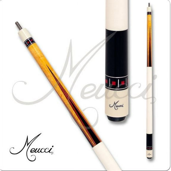 Meucci MEBM02 Custom Billiards Pool Cue Stick w/ The Pro Low Deflection Shaft