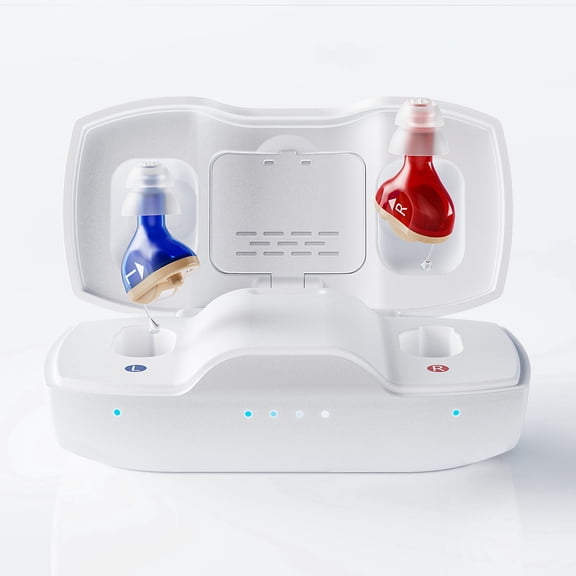iBstone Nova CIC Hearing Aids for Seniors Adults, Rechargeable, Great Gift for Mother's Day, OTC