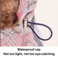 thumbnail image 3 of Dog Lightweight Quick Drying Waterproof Windproof Adjustable Hooded Jacket with Reflective Stripes (Pink Rabbit) - L, 3 of 7