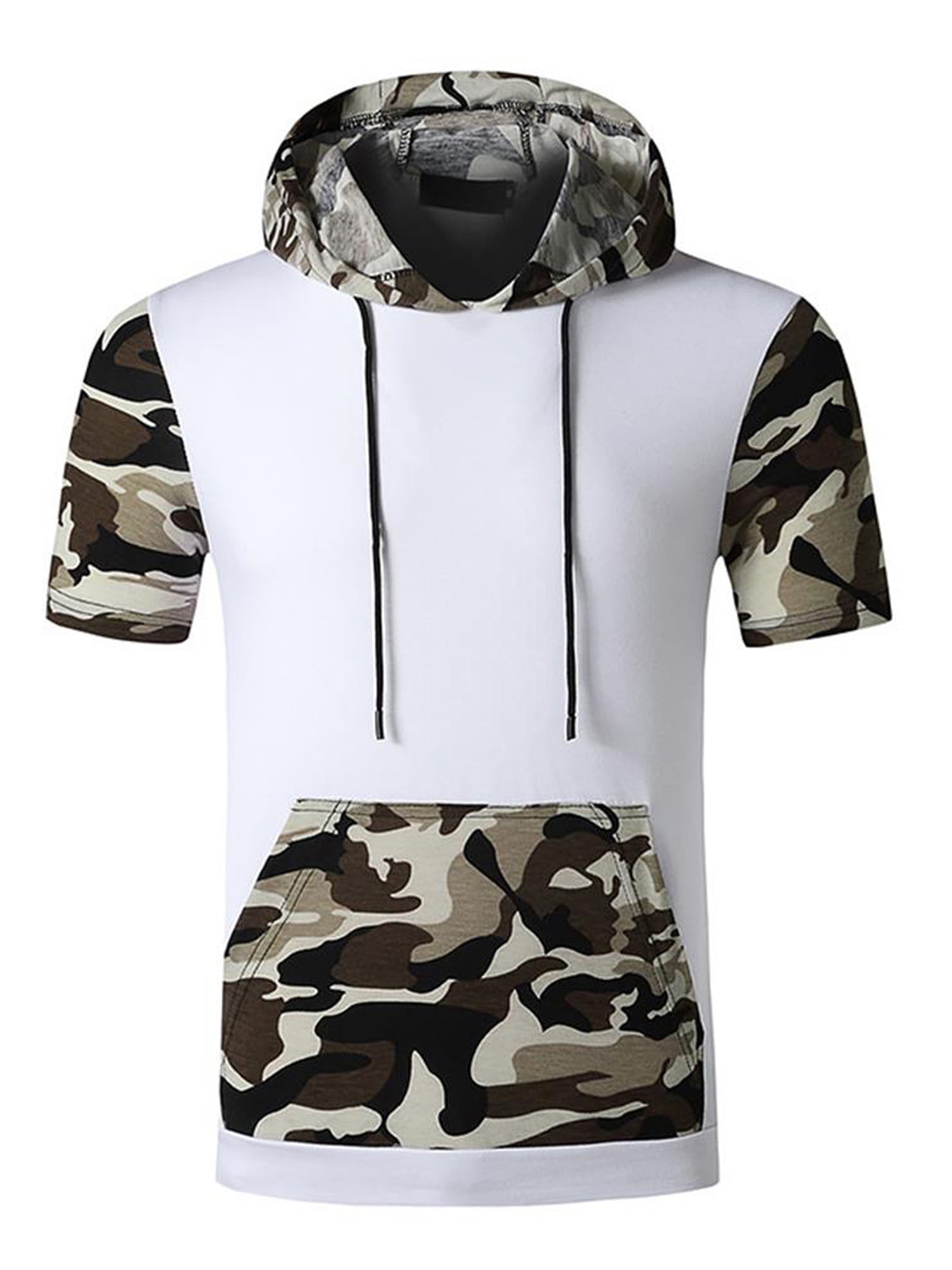 Camouflage hooded shirts & tops Clearance