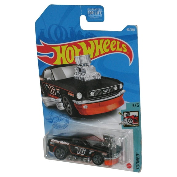 Hot Wheels '68 Mustang, Tooned 3/5 Black 40/250