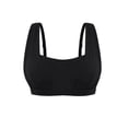 thumbnail image 6 of Women's Black Bikini Set Ruched Drawstrings High Waist Mesh Skirt Two-Piece Swimsuit Beachwear Black S, 6 of 9