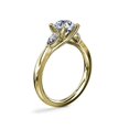 thumbnail image 3 of Diamond-Capitals 2.20 Carat Stunning Round Cut Moissanite 3 Stone Anniversary Ring for her Solid 14K Yellow Gold Size 8, 3 of 8
