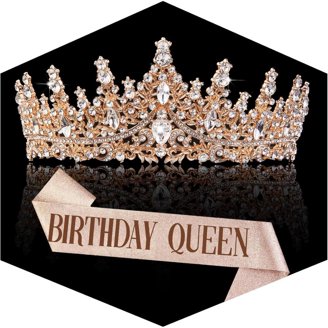 Silver Tiara Crown for Women,Princess Tiaras for Girls  display picture 1
