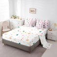 thumbnail image 3 of Christmas Nutcracker Decor Bedding Sets Full Size,Nutcracker Soldier Mouse Ballet Girl 7Pcs Comforter Set for Kids Teens,Christmas Tree Gold Snowflake Fitted Flat Sheet Purple Check Bed in a bag, 3 of 5