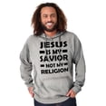 thumbnail image 5 of Jesus Is My Savior Not My Religion Hoodie Sweatshirt Women Men Brisco Brands L, 5 of 6