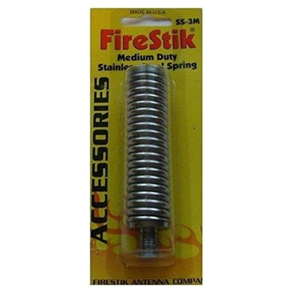 Firestik SS-3M Stainless Steel Medium Duty CB Radio Antenna Spring Mount
