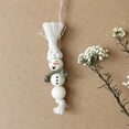 thumbnail image 4 of Fiudx Ofertas relámpago del día, solo en línea Adornos navideños Adornos de muñeco de nieve feliz Adornos de decoración para árbol de Navidad Regalos navideños tejidos a mano, 4 of 6