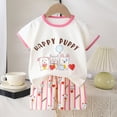 thumbnail image 2 of Sgkm Baby Boy Outfits Trendy Graphic Shorts Set Newborn Photography Outfits Boy Holiday Summer Kids Clothes, 2 of 4