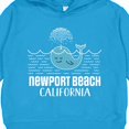 thumbnail image 3 of Inktastic Newport Beach California Whale Watching Toddler Hoodie, 3 of 4