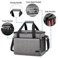 thumbnail image 6 of Insulated Lunch Bag for Men /Women Leakproof Lunch Box Freezable Lunch Organizer Reusable,Grey 30L, 6 of 6