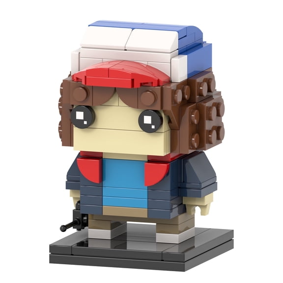 MOOXI Strangers Dustin Henderson Brickheadz Building Set,Classic Creative Building Blocks Children Kit,Gifts for Kids(137pcs)