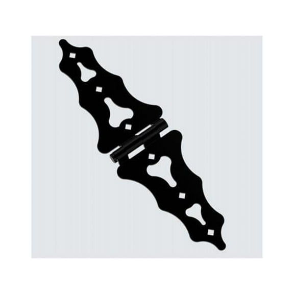 National Hardware N166-011 Ornamental Gate S-Hinge, Black, 6 In. - Quantity 10