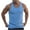 Light Blue, variant on GERsome Men's Tank Tops Ribbed Knit Sleeveless Workout T Shirts Muscle Gym Fitness Activewear Tee M-5XL