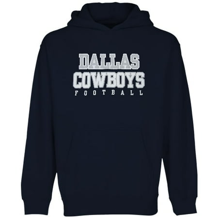 Dallas Cowboys Youth Practice Fleece Hoodie - Navy Blue