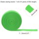 thumbnail image 2 of Uxcell 1 Pcs 5 Yards Bandas Elásticas de Coser 0.98" Ancho Cuerda Elástica Tejida para Manualidades DIY Verde Brillante, 2 of 6