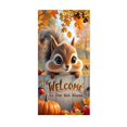 thumbnail image 2 of Tyidzon 1Pc Thanksgiving Banner, 35 x 71 inch Maple Leaves and Pumpkin Fall Door Cover for Farmhouse Harvest Thanksgiving Decorations, 2 of 6