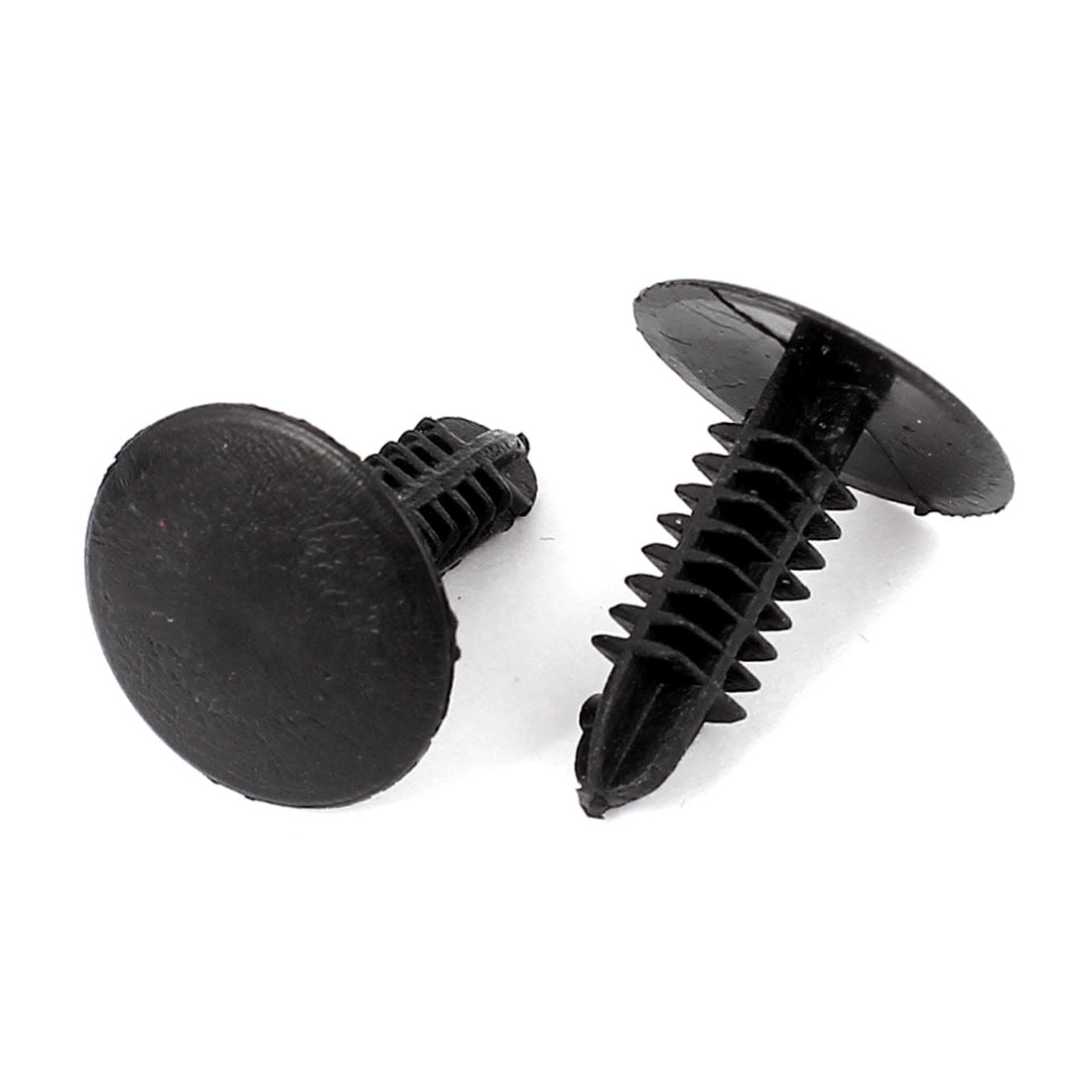 black plastic clips