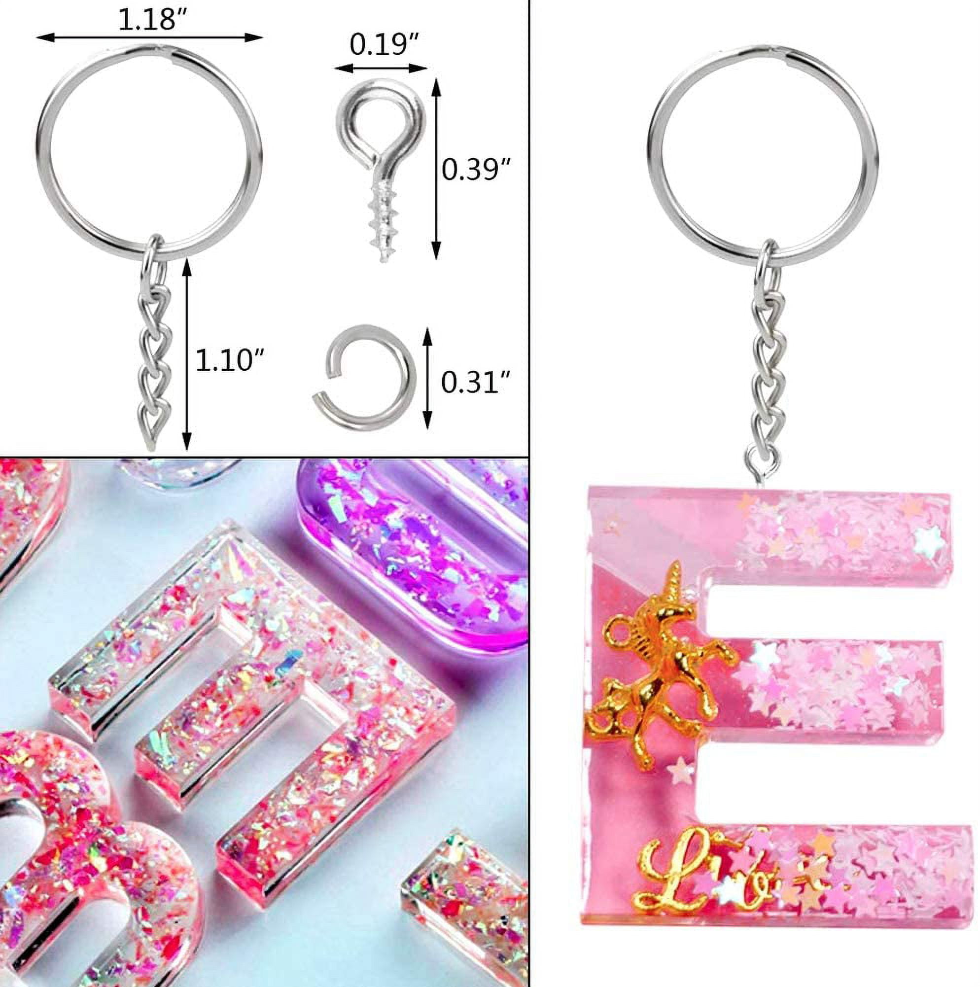 116Pcs Jewelry Making Tools Set Lobster Clasp Key Rings Jump Ring Number  Letter Resin Silicone Mold Twist Drill Keychain Making - Silicone Molds  Wholesale & Retail - Fondant, Soap, Candy, DIY Cake Molds
