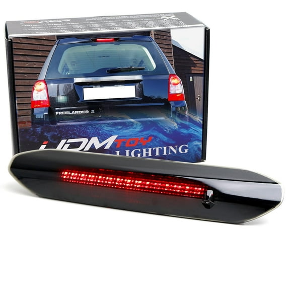 OEM-Spec Dark Smoked Lens Rear Roof Top Full LED High Mount Third Brake Light Bar Assembly For 2007?2015 Land Rover Freelander 2 LR2