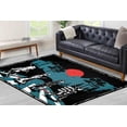 thumbnail image 3 of Modern Rugs, Anime Rug, Salon Rugs, Luxury Rugs, Rugs, 3D Printed Rugs, Cartoon Rug, Easy to Clean Rug, Accent Rugs, Thin Rug, Large Rugs, 2.3'x3.3' - 70x110 cm, 3 of 5