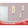 thumbnail image 3 of Bigger Better | Unfinished Wood Cute Safety Pin Shape |  DIY Craft Cutout 36" / 1/2", 3 of 3