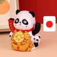 thumbnail image 5 of NFTIGB Solar Powered Waving Panda Figurine Eco-Friendly Shaking Arm Ornament for Auto Dashboard and Desk Decoration Style B 2.8x2.7x3.3 inches (7.2x6.8x8.5 cm) Cute Chinese Animal Statue, 5 of 5