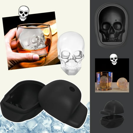 

Decorations Ice Cube Tray Gel Whisky Ice Tray Silica Ice Mold Ice Skeleton Skeleton Lattice 3D Cake Mould