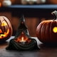 thumbnail image 5 of Vela de Cerámica Negra | Diseño de Capa de Mago con Capucha | Acabado Brillante | Luz de Vela Atmosférica | Decoración Mística | Ideal para Fiestas, Dormitorios y Salas de Estar., 5 of 6