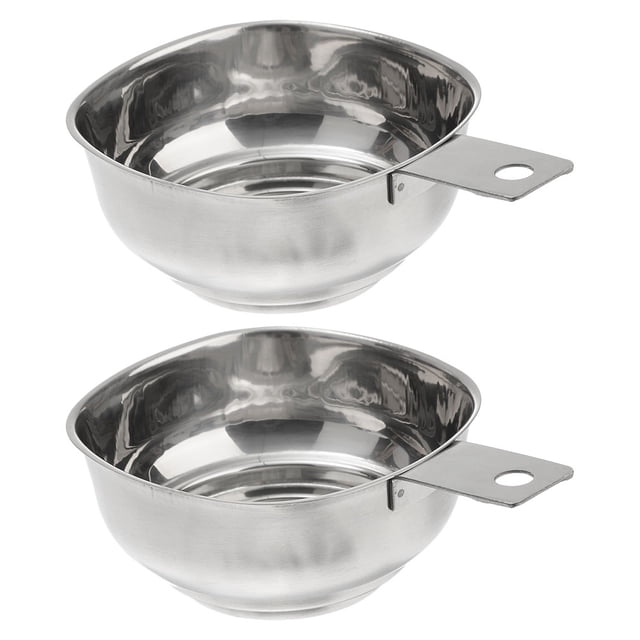 ADDHAT 2Ud Embudo De Cocina Metálico Resistente Con Boca Ancha Ideal Para Líquidos Y Sólidos