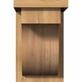 thumbnail image 2 of 7 1/2"W x 12"D x 12"H Del Monte Smooth Corbel w/Backplate, Western Red Cedar, 2 of 9
