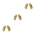 thumbnail image 2 of Advancent 1 par de piezas de bicicleta de componente de ruedas de pastillas de freno para reemplazar dorado/negro Dorado/Negro 3piezas Advancent CBP226784, 2 of 6