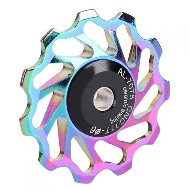 11T/13T Rear Derailleur Pulley, Bicycle Rear Derailleur Pulley, Stable Performance Cycling for Mountain Bike Bicycle Accessory colorful-11T,colorful-13T