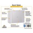 thumbnail image 4 of Arrow Select 8 x 4 x 6 ft Green Shed, 4 of 6