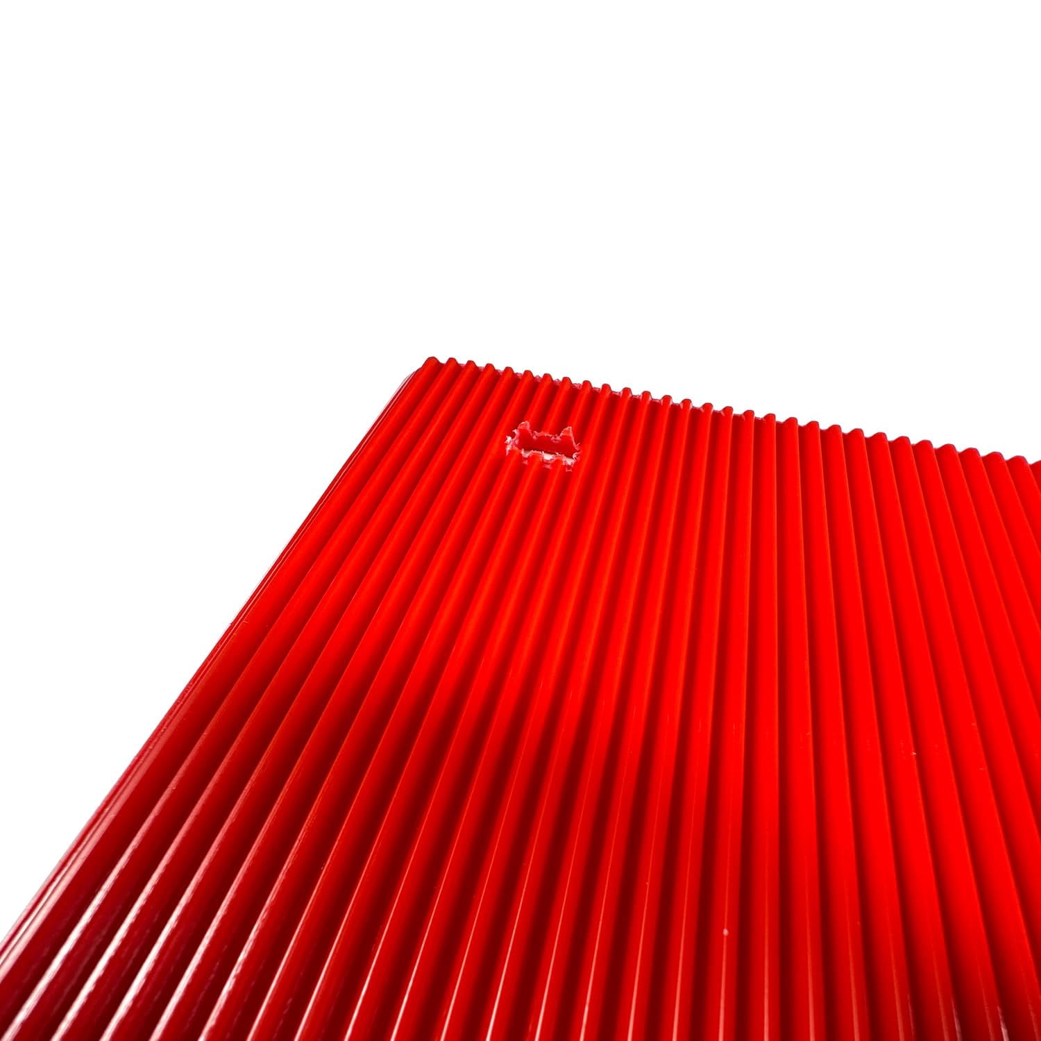 BST BSSP 2PCS 24"x24" Red Straight Heavy Duty Polymer Mud Flaps, Universal Splash Mud Guard Mudflap for Semi Trucks Tractor Trailer