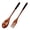 Black, variant on User friendly Wooden Soup Spoon And Fork Set With Extended Handle Natural Grains Tableware For Home Dining Outdoor