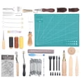 thumbnail image 2 of Leather Stamping, Leather Carving, With A Tool Box Decorative Glue High-quality For Punching DIY Enthusiasts Sewing Use, 2 of 8