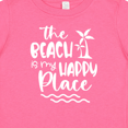 thumbnail image 4 of Inktastic Spring Break the Beach is My Happy Place Boys or Girls Baby T-Shirt, 4 of 5